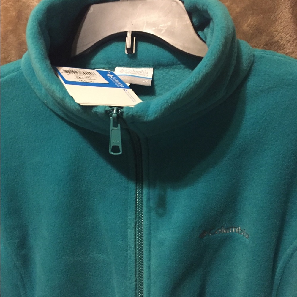 Aqua Blue Columbia Fleece